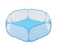 Riuulity Robus Small Animals Clopen, Tenda Interattiva per Animali Domestici, Facile Accesso per Madri, Design Pieghevole (BLUE)