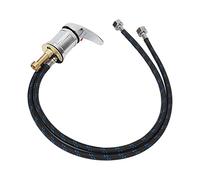 Riuulity Rubinetto per Shampoo Professionale per Salone, Rubinetto per Letto per Shampoo Durevole in Lega di Zinco con Tubo Lungo, Adatto per Ciotola per Parrucchiere, Finitura Cromata