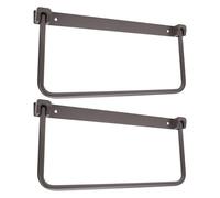 Riuulity Scarpiera Pieghevole, Organizer per Scarpe da Parete in Alluminio, Ripiano per Pantofole da Appendere, con Tubi di Espansione e Viti, 2 Set per, All'ingresso o Dietro la Porta