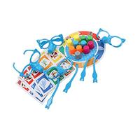 Riuulity Set da Gioco Naso Bugiardo per Famiglie con 24 Carte e 11 Coperture per Naso per Gioco da Tavolo in Plastica per Incollare Genitore-figlio