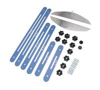 Riuulity Set di Calibri per Pedate per Scale in Acciaio Inossidabile, Strumento per Misurare le Scale, Scala Precisa per Pavimenti e Pavimenti, per Falegnami Professionisti