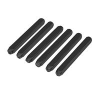 Riuulity Set di Punzoni per Lettere e Numeri in Acciaio, Durevole, in Legno per Stampini per Timbri Alfabetici, per Progetti Fai da Te su Carta, Pelle, Legno, Metallo (+acciaio al carbonio)