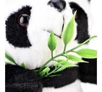 Riuulity Simpatica Bambola di Peluche Panda, Regalo Perfetto per Ragazze, Materiale Morbido e Sano, Buona Compagnia per Bambini e Neonati, Bambola con Animali