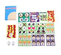 Riuulity Società di Espressione Dell'Apprendimento Emotivo Sociale, Volti Divertenti per i Giocattoli di Apprendimento Sensoriale con Ganci per i Bambini, Ideali per la Classe