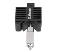 Riuulity Sostituzione Hotend con Design Ugello Integrato per, Kit Resistente Alle Alte Temperature per Stampa PLA ABS TPU, Blocco Riscaldante Placcato in Rame, Riscaldatore Ceramico da 60 W, per