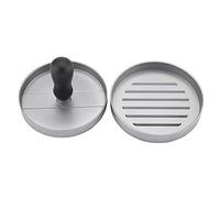 Riuulity Stampo per Griglia Tondo Antiaderente per Carne e Manzo, Facile da Usare, per Hamburger Perfettamente Formati in Riunioni All'aperto, Lega di Alluminio + Pp (pressa per Hamburger)