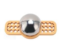 Riuulity Strumento per il Raffreddamento del caffè, il Dispositivo di Raffreddamento del caffè in Acciaio Inossidabile Esalta i Veri Sapori, Supporto Rimovibile Riutilizzabile, Congela il (YELLOW)