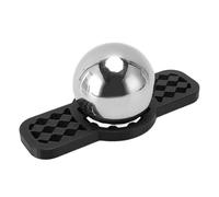 Riuulity Strumento per il Raffreddamento del caffè, il Dispositivo di Raffreddamento del caffè in Acciaio Inossidabile Esalta i Veri Sapori, Supporto Rimovibile Riutilizzabile, Congela il (BLACK)