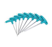Riuulity T-Handle Chiave Esagonale Set, Acciaio Al Vanadio Cromo | Maniglia umanizzata, comodo foro per riporre gli oggetti, modelli multipli