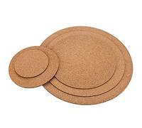 Riuulity Tappetino per Piante in Sughero, Tappetino per Vasi da Fiori in Materiale Composito con Impugnatura Antiscivolo, Protegge i Pavimenti e Mantiene Le Piante, Perfetto per (