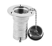 Riuulity Tappo di Riempimento del Ponte della Barca Durevole in Acciaio Inossidabile 316 per Yacht Marino, Accessori per Serbatoio dell'Acqua da 1,5 Pollici per Barche, Tubo da 38 Mm, Adatto per Gli
