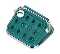 Riuulity Targa per Tessera di Parcheggio Temporaneo per Auto, Macchina da Scrivere Vintage, Decorazione in Stile Antico, Lavorazione di qualità per Display Desktop, Materiale Plastico (GREEN)