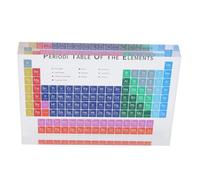 Riuulity Tavola Periodica in Acrilico con Colori Vivaci per Aula, Laboratorio, Ufficio Domestico, Resistente e Pratica