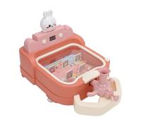 Riuulity Tavolo da Gioco in Marmo per Bambini, Giocattolo Interattivo per L'apprendimento, Migliora il Tempo in Famiglia, Include Timer e Ventose (PINK)