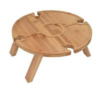 Riuulity Tavolo da Vino da Esterno Portatile Tavolo da Picnic Pieghevole per Escursionismo, Campeggio, Cena All'aperto, Scrivania da Vino Dal Design Speciale per gli Amanti della Vita All'aria