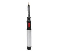 Riuulity Temperatura Regolabile 4 in 1 Kit di Ferro di Saldatura a Gas Butano Cordless, Ferro Saldato per Elettronica con Saldatura di Stagno e Argento, Torcia di Saldatura Portatile con