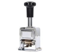 Riuulity Timbro con Numerazione Automatica Design della Maniglia Durevole per il Numero di Identificazione del Documento per il Settore Bancario e Medico in Lega di Zinco