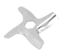 Riuulity Tritacarne Elettrico Lama Durevole Piastra Smerigliatrice a Forma di Croce per Utensili da in Acciaio Inossidabile 1,8"x1,8"x0,2 Pollici per Macinazione Alimentare