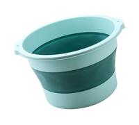 Riuulity Vaschetta per Pediluvio Pieghevole in Plastica con Punti di Agopuntura per Massaggio per Viaggi in Dormitorio Domestico, Vasca Idromassaggio Portatile Robusta per Alleviare L'affaticamento