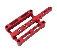 Riuulity Wood Doweling Jig, Adjustable Aluminum Drill Guide | Lunga durata, Superficie resistente alla corrosione, Ideale per lavori di precisione, Strumento per la lavorazione del legno