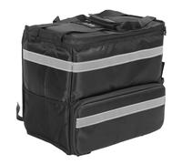 Riuulity Zaino per Consegna Pizza Borsa Calda Espandibile Isolata Impermeabile per Consegna Bici da Campeggio per Pacchi Corriere 16,1x15,0x14,2 Pollici