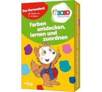 RIVA Bobo Siebenschläfer, Telo per Bambini da 2 a 4 Jahren | Coperta per Bambini da 2 a 4 Jahren | Farbenfrohes Lernspiel/Denkspiel mit bunten Bildergeschichten