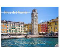 Riva del Garda - Am Gardasee ganz im Norden (Tischkalender 2026 DIN A5 quer), CALVENDO Monatskalender: Mediterraner Charme am nördlichsten Ende des Gardasees.