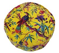 Riva Home - Birds Of Paradise - Copri-cuscino rotondo con motivo floreale