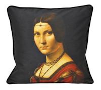 Riva Home - Leonardo - Fodera Copri Cuscino Ritratto di Dama (RV555)