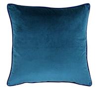 Riva Paoletti Collezione Ispirata Meridian 55X55 Poly Cush Tea/Nvy, Poliestere, Teal Blue/Navy, 55x55cm