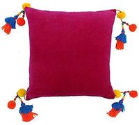 Riva Paoletti - Federa per Cuscino Poco, Cotone, Fuchsia, 55 x 55cm
