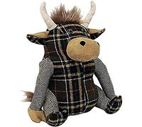 Riva Paoletti Highland Cow Door Stop Multi, Poliestere, Brown, One Size