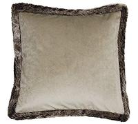 Riva Paoletti Kiruna Cuscino Quadrato, Poliestere, Tortora, 45 x 1 x 45 cm