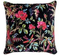 Riva Paoletti Paradise 50X50 C/Case Black, Cotone, Nero, 50x50cm