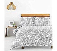 Riva Paoletti SKANDI Woodland SB D/Set Grey, Cotone, Single