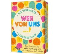 riva Wer von uns ...? - Die verrückte Kinderedition: der Klassiker »Wer würde eher ...?« Come Kartenspiel ab 6 Jahren. | Das Original. Tolles Geschenk zum Kindergeburtstag und Weihnachten