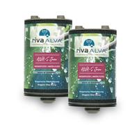 rivaALVA -S Jova - Set di 2 filtri per rubinetto, 2 in 1, carbone attivo e membrana high-tech, filtra le sostanze nocive più il 99,99% di batteri e virus