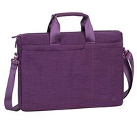 Rivacase 8335, PC Portatile Fino a 15.6 Pollici Laptop alla Moda con Molto Spazio per Accessori, Borsa a Tracolla compatta per Uomo e Donna (Viola) Unisex-Adulto, Lilla, 15,6''