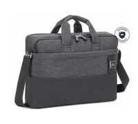 RIVACASE - Borsa Lantau per Notebook fino a 15.6 pollici in Poliestere e Poliuretano Colore Nero e Grigio