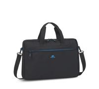 RIVACASE Borsa per Notebook Valigetta Ventiquattrore Nero 39,6 cm