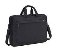 RIVACASE borsa Valigetta ventiquattrore Nero 40,6 cm (16") con tracolla