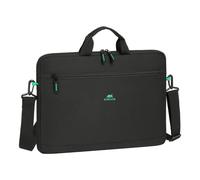 RIVACASE custodia slip case 35,6 cm (14") Nero universale con tracolla