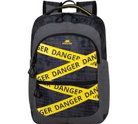 Rivacase Erebus 39,6 cm [15.6] Zaino Mimetico, Grigio, Giallo (Riva NB Rucksack Erebus 15,6 grau cam) NEW