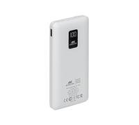 RivaCase® Power Bank, External Battery with Type C Input And Smart Output, White, VA2220 (20,000 mAh)
