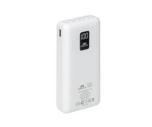 RIVACASE® Power Bank, External Battery with Type C Input And Smart Output, White, VA2220 (20,000 mAh)