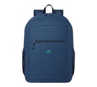 RIVACASE zaino City backpack Blu 16" Poliestere rPET 18L