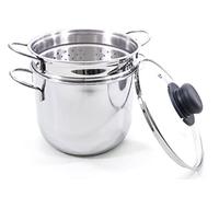 Rivadossi RIV610B18 Pasta Pot, Cm 18, Confezione e Cop Induzione Pe105 Lt3