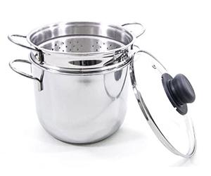 Rivadossi RIV610B18 Pasta Pot, Cm 18, Confezione e Cop Induzione Pe105 Lt3