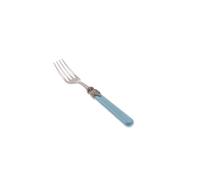 Rivadossi Sandro 1606FOT04 Set di Forchette da Tavola, 6 Pezzi - Classic - 100% Made in Italy, Artigianalità e Design, Acciaio Inox 18/10,Azzurro