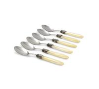 Rivadossi Sandro 4306CUT12 Posate, Acciaio Inossidabile, Avorio